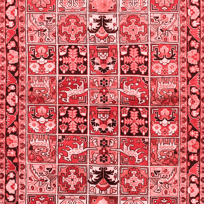 Machine Washable Persian Red Traditional Rug, wshtr3053red
