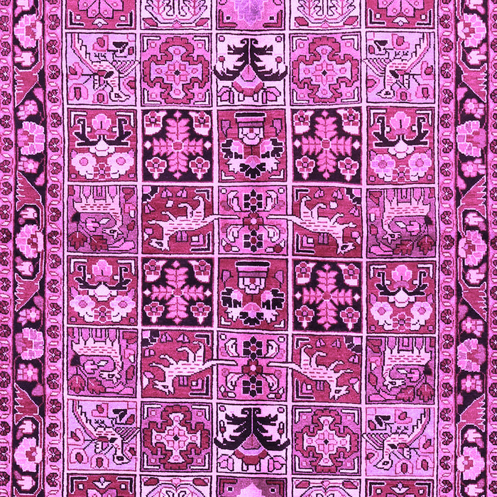 Machine Washable Persian Purple Traditional Area Rugs, wshtr3053pur