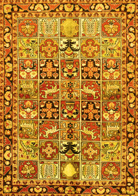 Persian Yellow Traditional Rug, tr3053yw