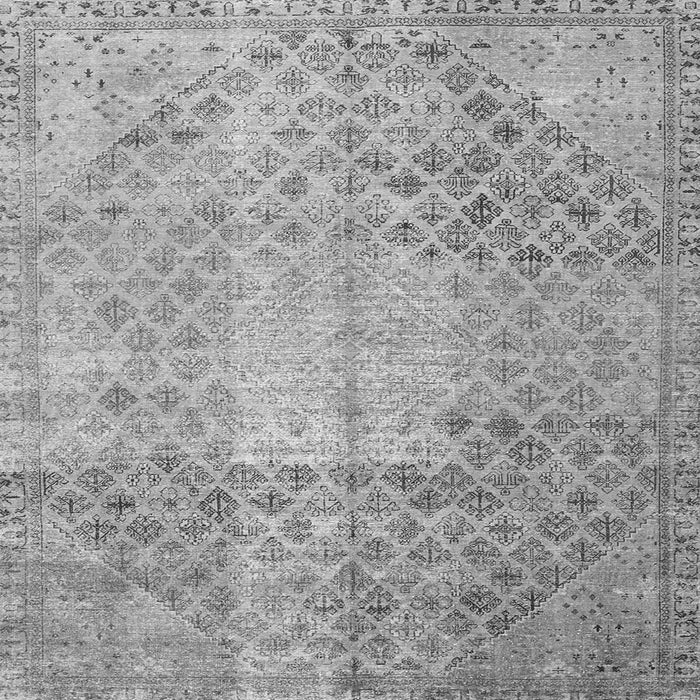 Serging Thickness of Persian Gray Traditional Rug, tr3054gry