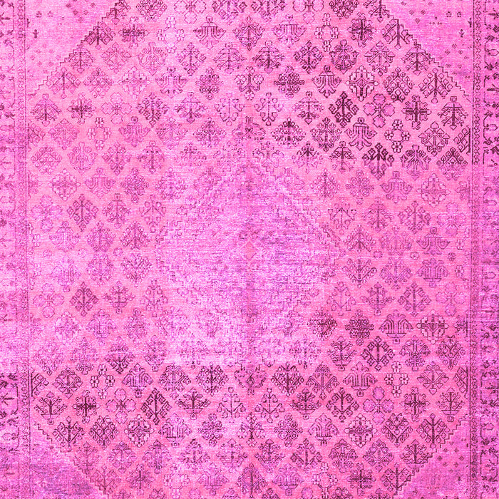 Machine Washable Persian Pink Traditional Rug, wshtr3054pnk