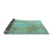 Sideview of Persian Light Blue Traditional Rug, tr3054lblu
