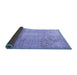 Sideview of Persian Blue Traditional Rug, tr3054blu