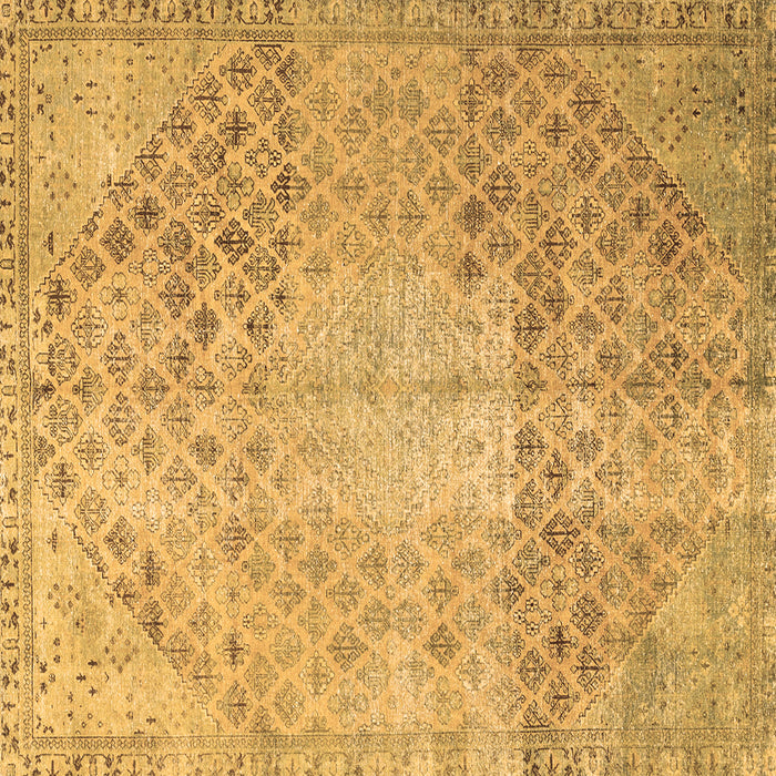 Square Persian Brown Traditional Rug, tr3054brn