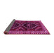 Sideview of Persian Pink Traditional Rug, tr3055pnk