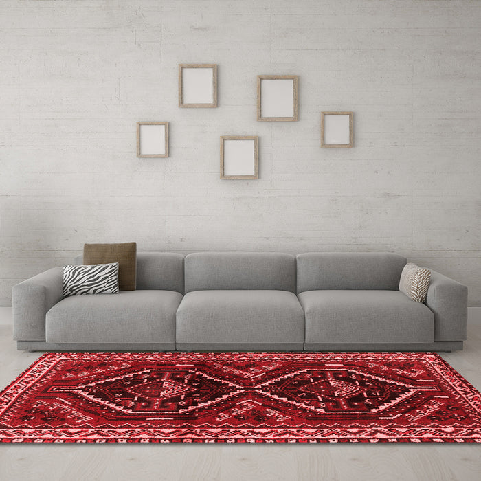 Traditional Red Washable Rugs