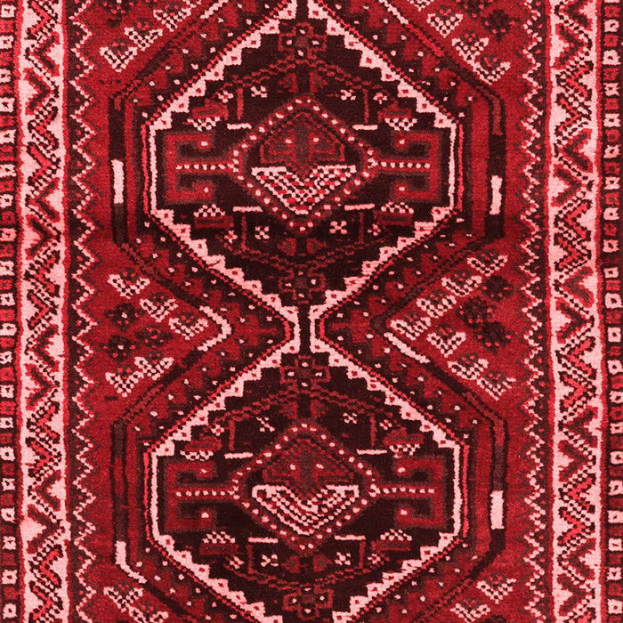 Machine Washable Persian Red Traditional Rug, wshtr3055red