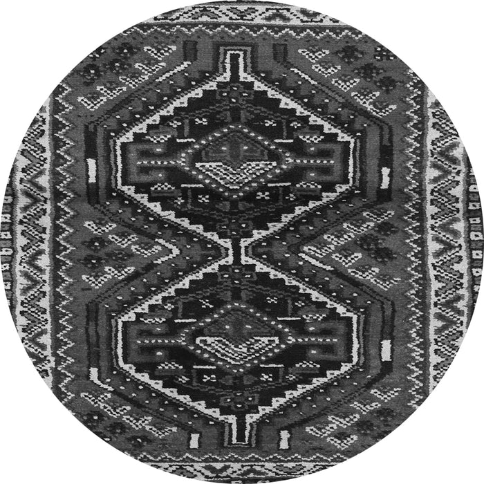 Square Persian Gray Traditional Rug, tr3055gry