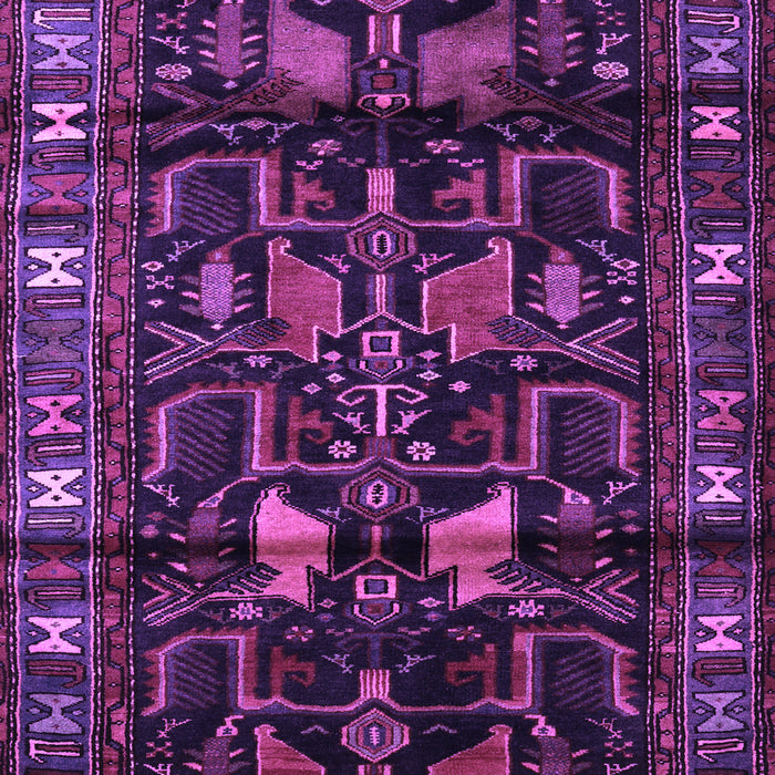 Machine Washable Persian Purple Traditional Area Rugs, wshtr3056pur