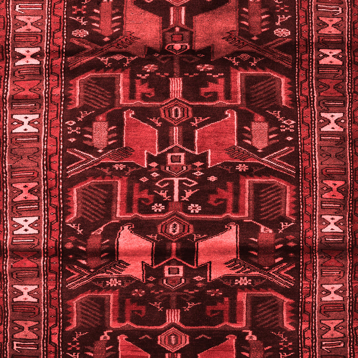 Machine Washable Persian Red Traditional Rug, wshtr3056red