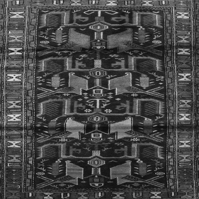 Serging Thickness of Persian Gray Traditional Rug, tr3056gry