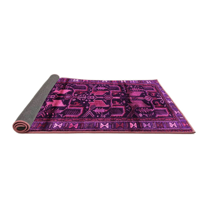 Sideview of Persian Pink Traditional Rug, tr3056pnk