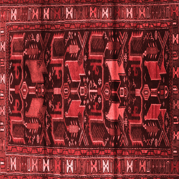 Machine Washable Persian Red Traditional Rug, wshtr3056red