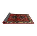 Sideview of Traditional Sienna Brown Persian Rug, tr3057