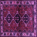 Square Persian Purple Traditional Rug, tr3057pur