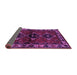 Sideview of Persian Purple Traditional Rug, tr3057pur