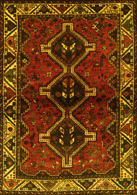 Persian Yellow Traditional Rug, tr3057yw