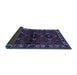 Sideview of Persian Blue Traditional Rug, tr3057blu