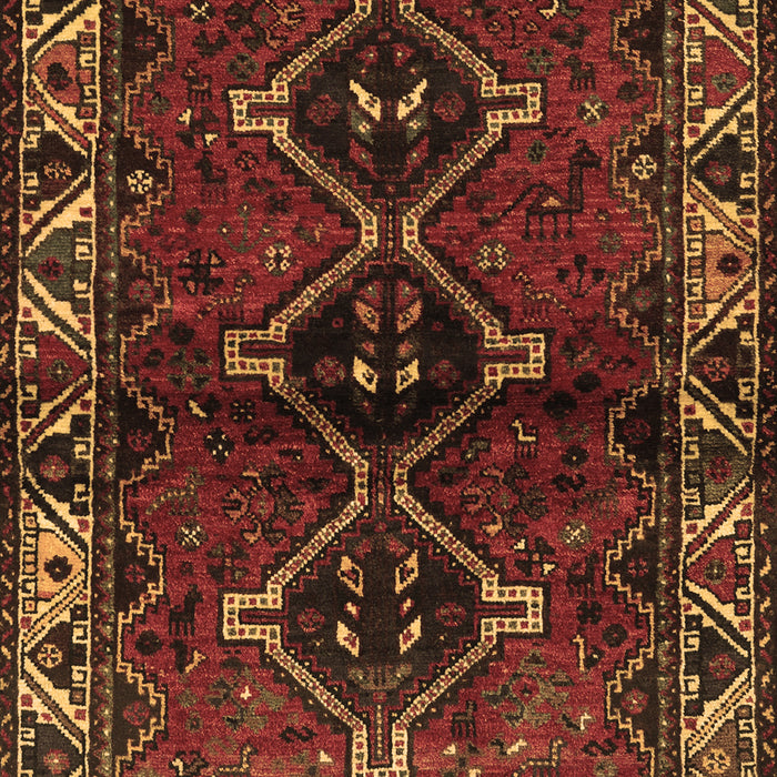 Machine Washable Persian Brown Traditional Rug, wshtr3057brn