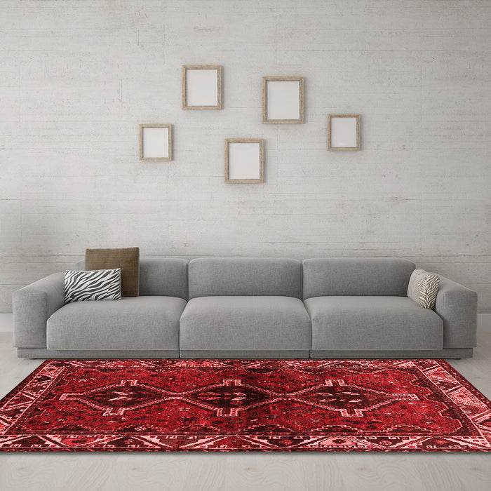 Traditional Red Washable Rugs