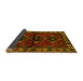 Sideview of Persian Yellow Traditional Rug, tr3057yw