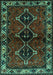 Persian Turquoise Traditional Rug, tr3057turq