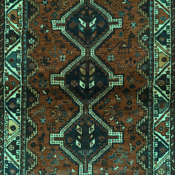 Persian Turquoise Traditional Rug, tr3057turq