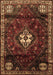 Machine Washable Persian Brown Traditional Rug, wshtr3058brn