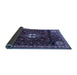 Sideview of Persian Blue Traditional Rug, tr3058blu