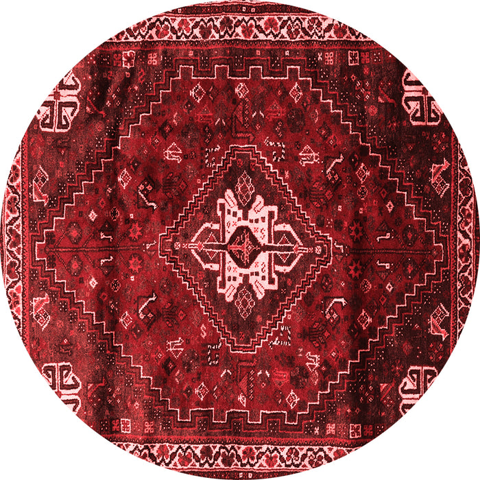 Machine Washable Persian Red Traditional Rug, wshtr3058red