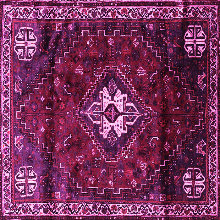 Square Persian Pink Traditional Rug, tr3058pnk