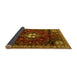 Sideview of Persian Yellow Traditional Rug, tr3058yw