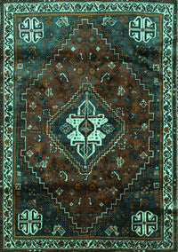 Persian Turquoise Traditional Rug, tr3058turq