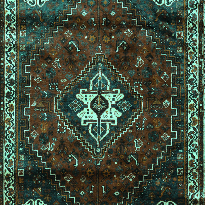 Persian Turquoise Traditional Rug, tr3058turq