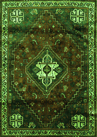 Persian Green Traditional Rug, tr3058grn