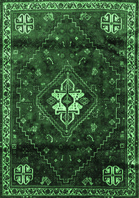 Persian Emerald Green Traditional Rug, tr3058emgrn
