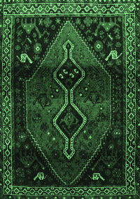 Persian Emerald Green Traditional Rug, tr3059emgrn
