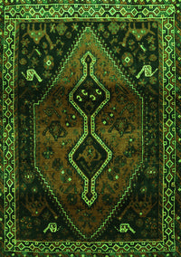 Persian Green Traditional Rug, tr3059grn