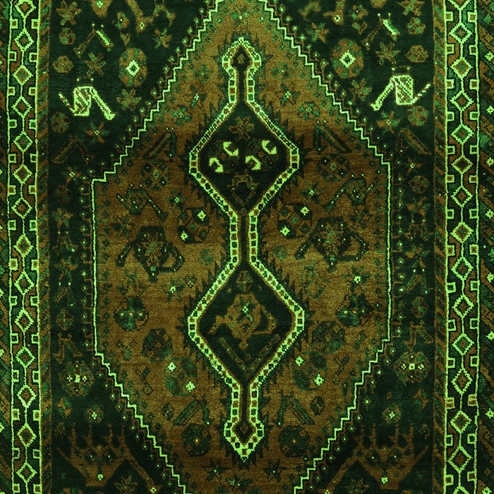 Persian Green Traditional Rug, tr3059grn