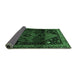 Sideview of Persian Emerald Green Traditional Rug, tr3059emgrn