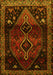 Persian Yellow Traditional Rug, tr3059yw