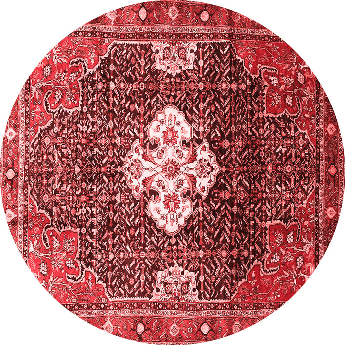 Machine Washable Persian Red Traditional Rug, wshtr305red