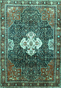 Persian Turquoise Traditional Rug, tr305turq