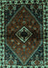 Persian Turquoise Traditional Rug, tr3060turq