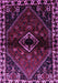 Machine Washable Persian Purple Traditional Area Rugs, wshtr3060pur