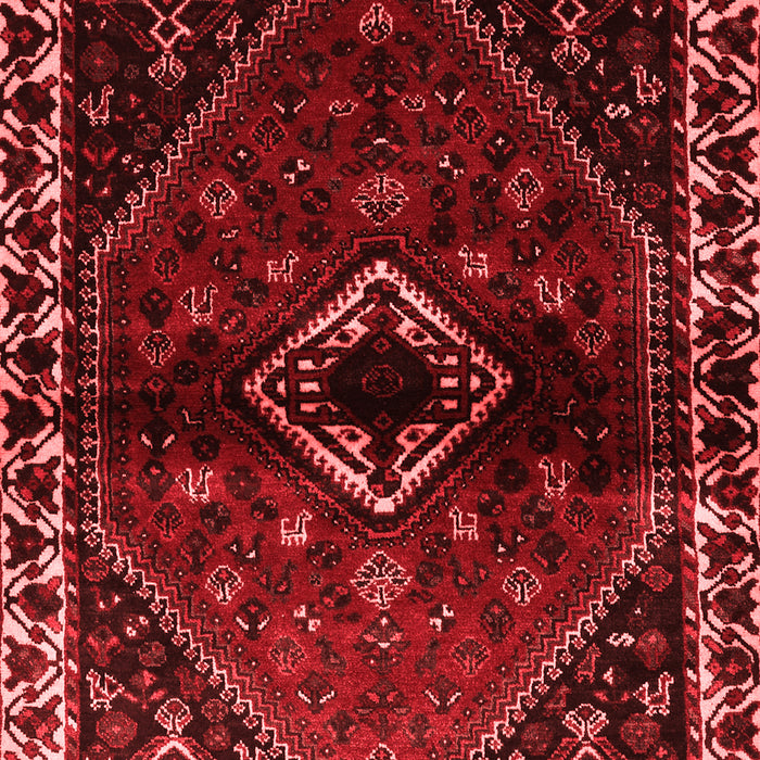 Machine Washable Persian Red Traditional Rug, wshtr3060red