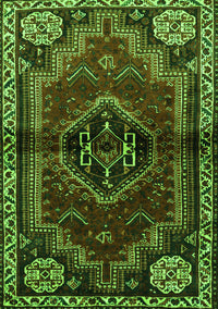 Persian Green Traditional Rug, tr3061grn