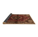 Sideview of Persian Brown Traditional Rug, tr3061brn