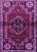 Machine Washable Persian Purple Traditional Area Rugs, wshtr3061pur