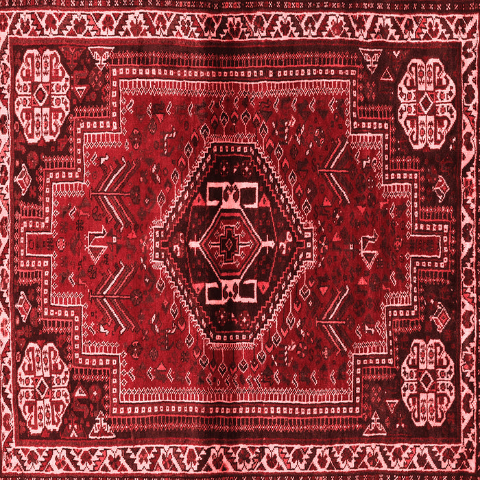 Machine Washable Persian Red Traditional Rug, wshtr3061red